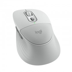 Logitech M850 L – Безжична мишка, 4000 DPI, 6 бутона, 103g, Bluetooth, Multi-Device - Бяла