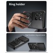 Магнитен Калъф за Motorola Moto G87 / G77 / G67 5G с Въртящ се Пръстен, Сгъваема Стойка, Плъзгащ Капак за Камерата и Скрийн Протектор – 5 цвята