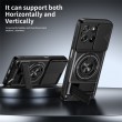 Магнитен Калъф за Motorola Moto G87 / G77 / G67 5G с Въртящ се Пръстен, Сгъваема Стойка, Плъзгащ Капак за Камерата и Скрийн Протектор – 5 цвята
