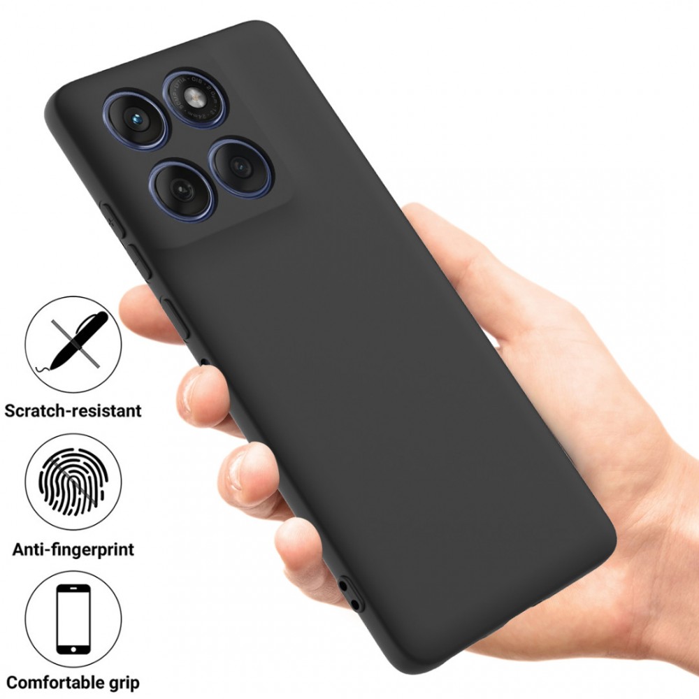 Калъф за Motorola Moto G87 / G77 / G67 5G от Течен Силикон с Мека Вътрешна Подплата и Скрийн Протектор – 4 цвята