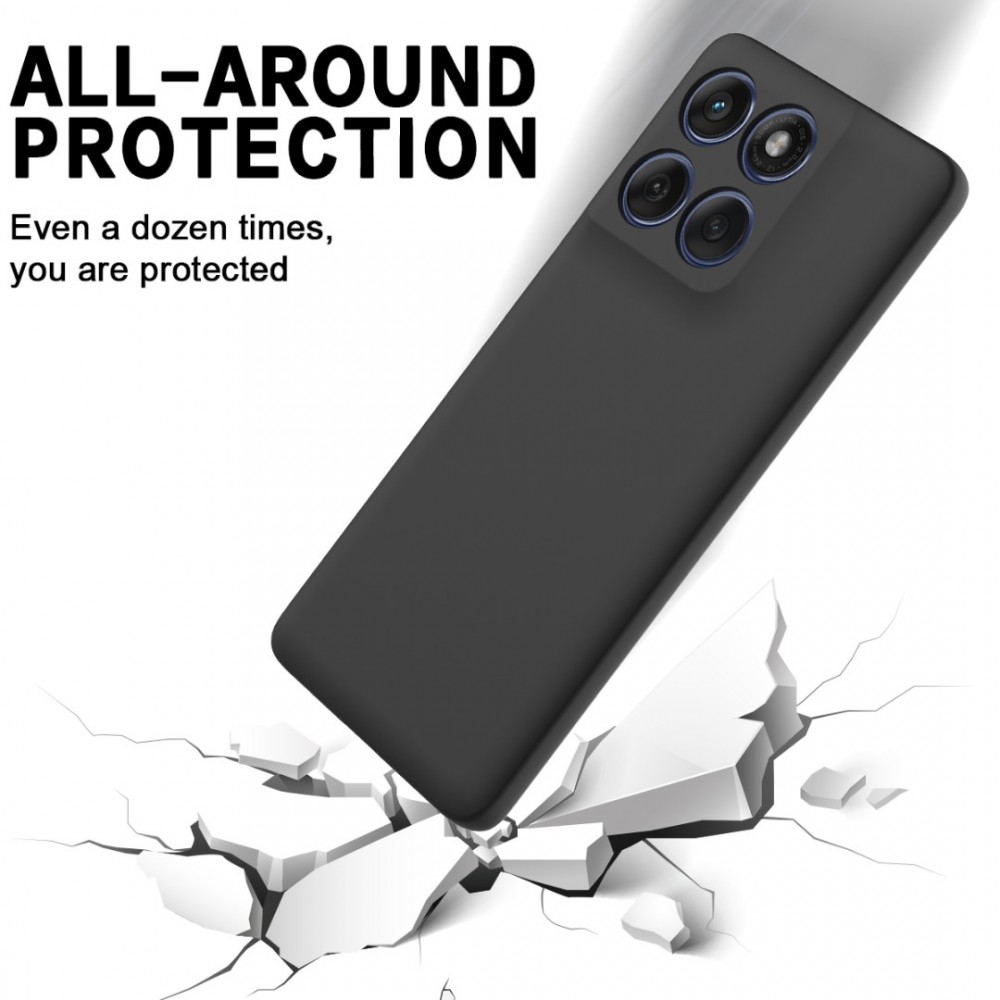 Калъф за Motorola Moto G87 / G77 / G67 5G от Течен Силикон с Мека Вътрешна Подплата и Скрийн Протектор – 4 цвята