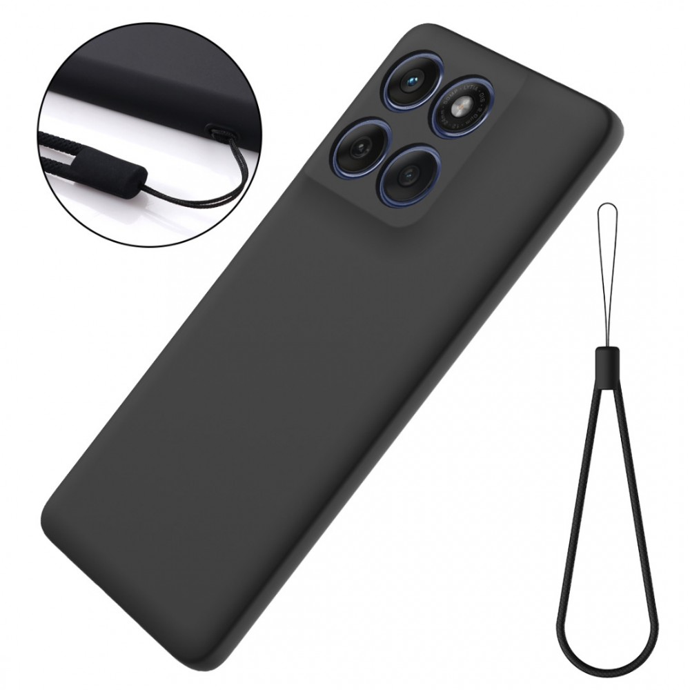 Калъф за Motorola Moto G87 / G77 / G67 5G от Течен Силикон с Мека Вътрешна Подплата и Скрийн Протектор – 4 цвята