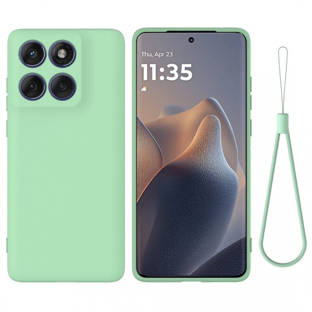 Калъф за Motorola Moto G87 / G77 / G67 5G от Течен Силикон с Мека Вътрешна Подплата и Скрийн Протектор – 4 цвята