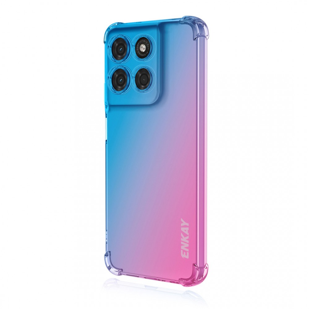 Калъф за Motorola Moto G87 / G77 / G67 5G ENKAY TPU с Подсилени Airbag Ъгли 2,5 mm и Скрийн Протектор – 4 цвята