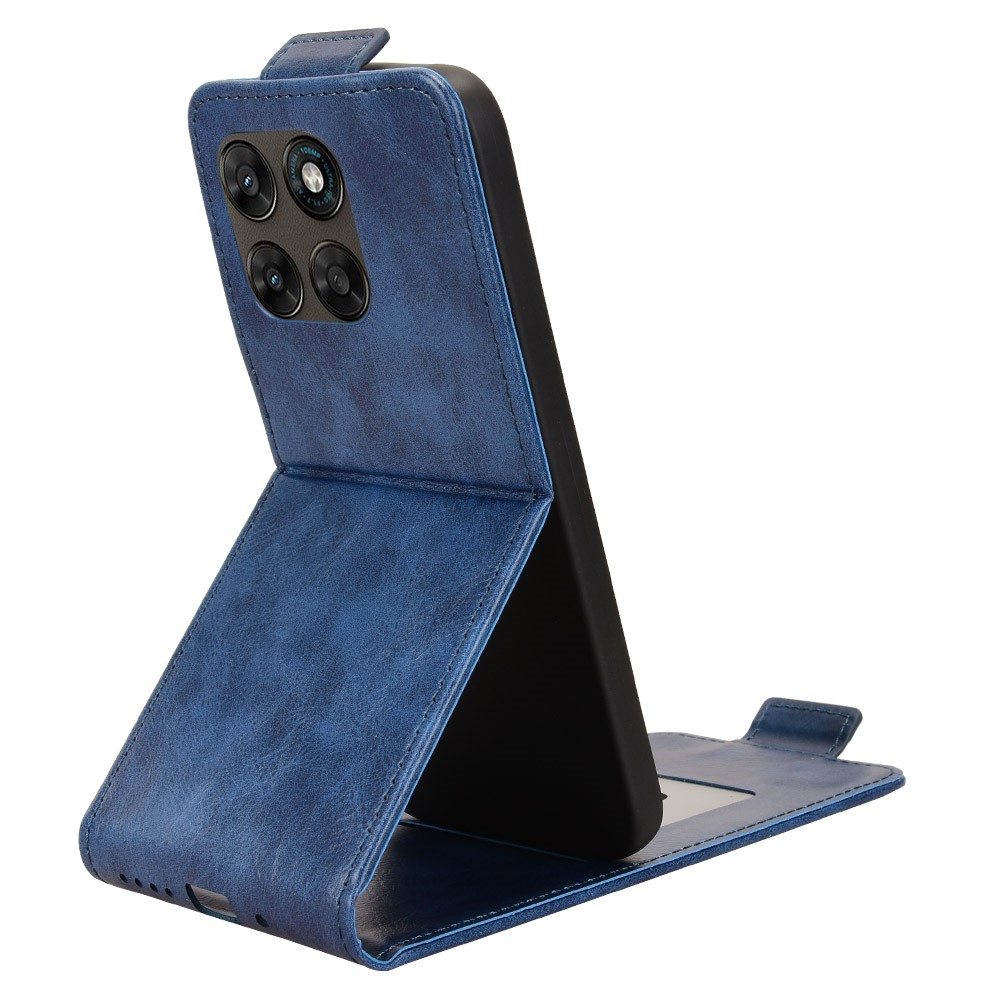 Калъф Тефтер за Motorola Moto G87 / G77 / G67 5G от PU Кожа с Вертикално Отваряне, Магнитно Закопчаване, Стойка и Джоб за Карта – 4 цвята