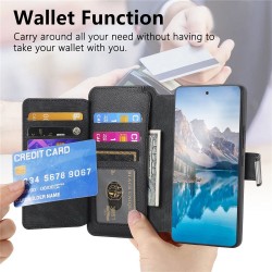 Калъф за Motorola Edge 60 Neo 5G / Edge 50 Neo 5G CASENEO MW-02 Магнитен Портфейл от PU Кожа с Отделящ се Калъф, RFID Защита и Скрийн Протектор – 6 цвята