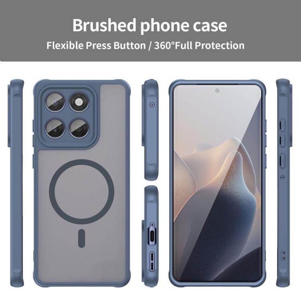 Калъф Fan Dun Series за Motorola Moto G87 / G77 / G67 5G от TPU и Матиран PC с MagSafe Магнитен Пръстен и Скрийн Протектор – 4 цвята