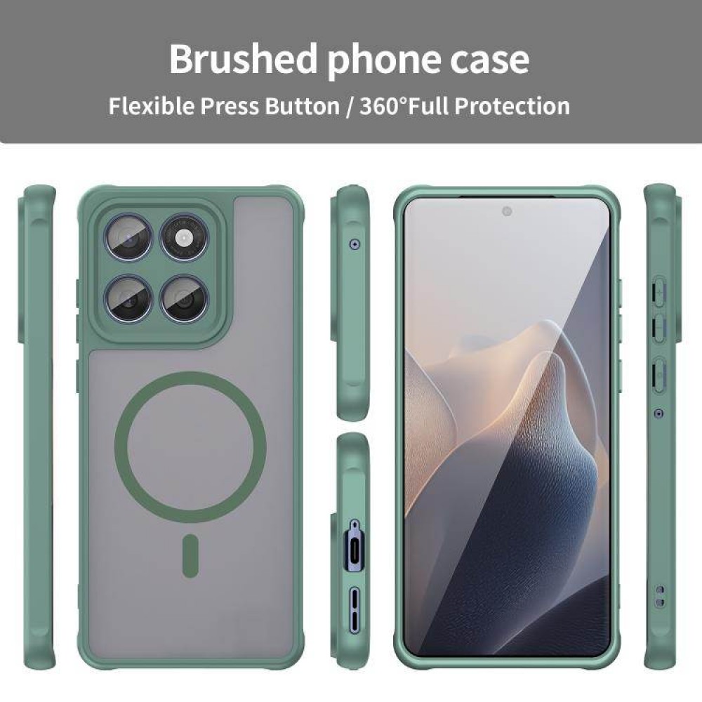 Калъф Fan Dun Series за Motorola Moto G87 / G77 / G67 5G от TPU и Матиран PC с MagSafe Магнитен Пръстен и Скрийн Протектор – 4 цвята