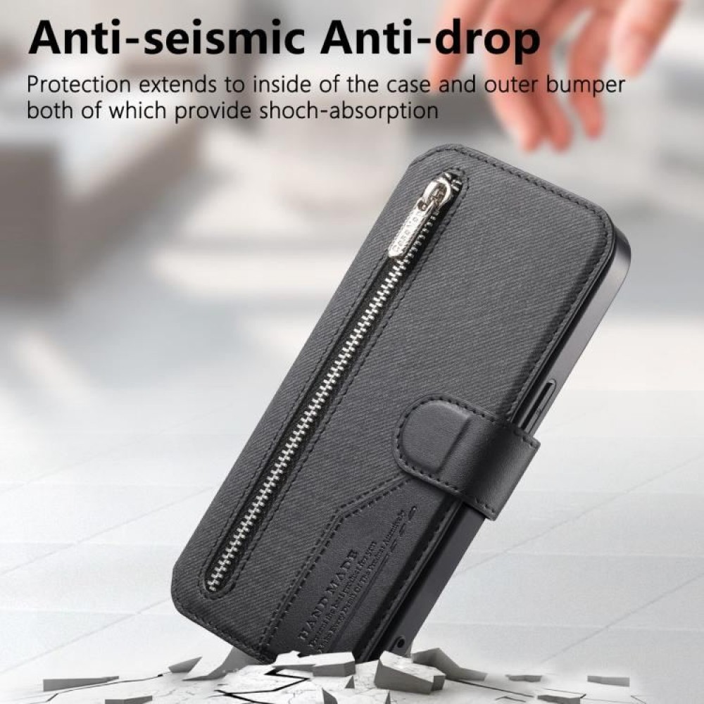 Калъф Портмоне за Motorola Moto G87 / G77 / G67 5G от PU Кожа и TPU с Цип, RFID Защита, MagSafe и Стойка – 5 цвята и Скрийн Протектор