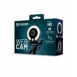 Nacon PC Webcam Ring Light Full HD 1080p Уеб Камера с Автоматичен Фокус, Светещ Пръстен и Капак за Поверителност – Черен – NC-WEB-PCWEBCAMRL