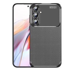 Samsung Galaxy A55 5G  Удароустойчив Carbon Fiber Калъф и Протектор