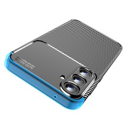 Samsung Galaxy A55 5G  Удароустойчив Carbon Fiber Калъф и Протектор