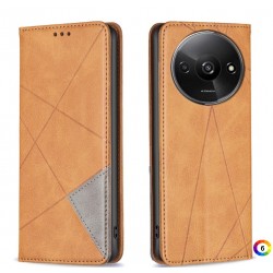 Xiaomi Redmi A3 4G Кожен Магнитен Калъф Тип Тефтер и Протектор