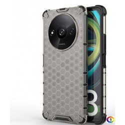 Xiaomi Redmi A3 4G Силиконов Калъф Honeycomb TPU и Протектор