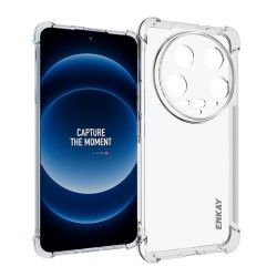Xiaomi 14 Ultra Удароустойчив ENKAY Силиконов Калъф и Протектор