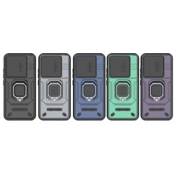 Xiaomi 14 Sliding Camshield Удароустойчив Ring Holder Калъф и Протектор