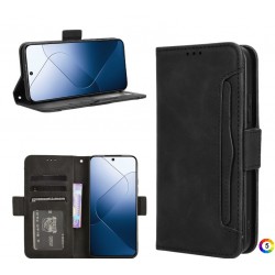 Xiaomi 14 Magnetic Wallet Кожен Калъф и Протектор
