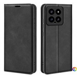 Xiaomi 14 Magnetic Wallet Кожен Калъф и Протектор