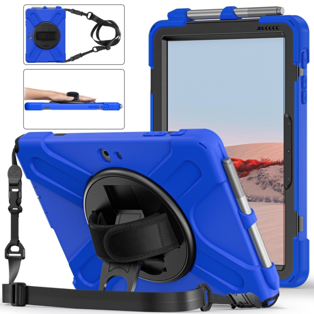 Microsoft Surface Go 4 / 3 / 2 / 1 Tablet Case/Pen Slot /Hand Band/360° Swivel Kickstand Удароустойчив Калъф и Протектор