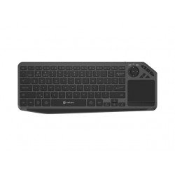 Natec Turbot 2 Безжична Клавиатура с Тъчпад, Bluetooth и 2.4 GHz, X-Scissors – Black