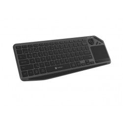 Natec Turbot 2 Безжична Клавиатура с Тъчпад, Bluetooth и 2.4 GHz, X-Scissors – Black