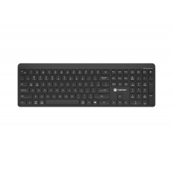 Natec Tang Безжична Slim Клавиатура с Bluetooth и 2.4 GHz, Silent – Black