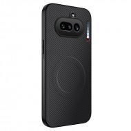 WANLONFENG TQ Магнитен Калъф за Nothing Phone (4a) - PC+TPU, Карбон текстура, 4 цвята