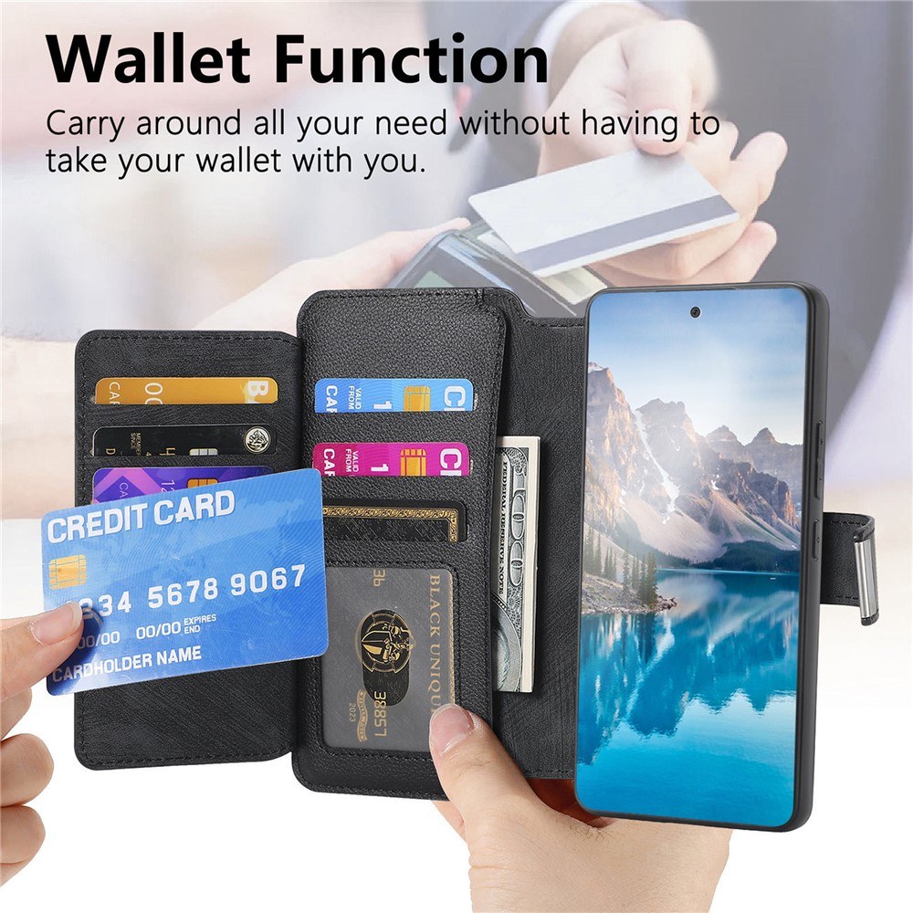 Калъф за Nothing Phone (4a) CASENEO MW-02 Магнитен Портфейл от PU Кожа с Отделящ се Калъф, RFID Защита и Скрийн Протектор – 6 цвята