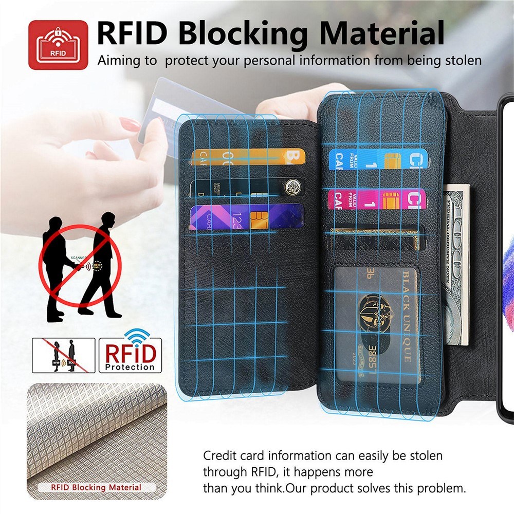 Калъф за Nothing Phone (4a) Pro CASENEO MW-02 Магнитен Портфейл от PU Кожа с Отделящ се Калъф, RFID Защита и Скрийн Протектор – 3 цвята