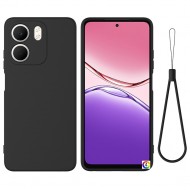 Oppo A5x 5G / 4G Hand Strap Силиконов Калъф TPU и Протектор