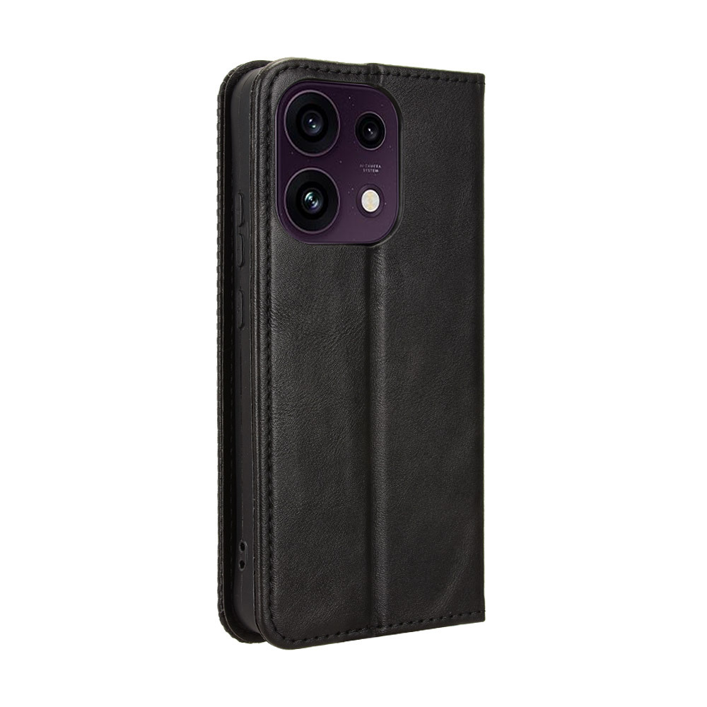 Калъф за Oppo Reno16 FS 5G / Reno16 F 5G Тефтер от Ретро PU Кожа + TPU с Портфейл, Стойка и Скрийн Протектор – 4 цвята