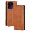 Калъф за Oppo Reno16 FS 5G / Reno16 F 5G Тефтер от Ретро PU Кожа + TPU с Портфейл, Стойка и Скрийн Протектор – 4 цвята
