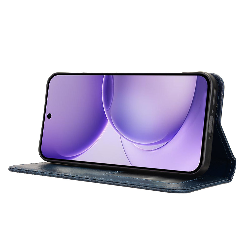 Калъф за Oppo Reno16 FS 5G / Reno16 F 5G Тефтер от Ретро PU Кожа + TPU с Портфейл, Стойка и Скрийн Протектор – 4 цвята