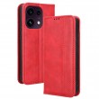 Калъф за Oppo Reno16 FS 5G / Reno16 F 5G Тефтер от Ретро PU Кожа + TPU с Портфейл, Стойка и Скрийн Протектор – 4 цвята