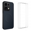Калъф за Oppo Reno16 FS 5G / Reno16 F 5G WANLONFENG TQ1 Series Магнитен PC + TPU с Карбонова Текстура и Скрийн Протектор – 5 цвята