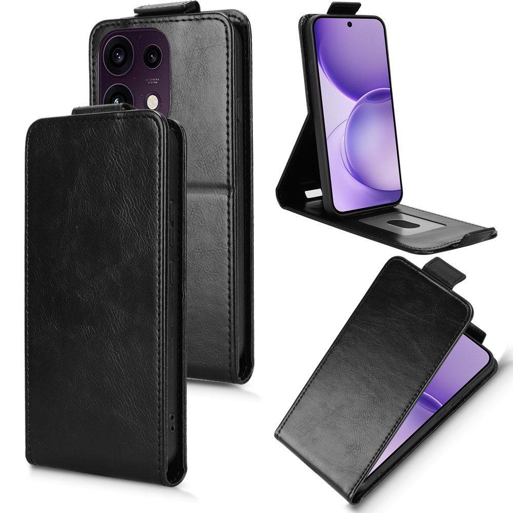 Калъф за Oppo Reno16 FS 5G / Reno16 F 5G Тефтер с Вертикално Отваряне, Магнитно Затваряне, Стойка, Слот за Карта и Скрийн Протектор – 4 цвята