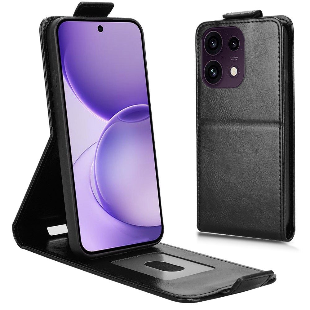 Калъф за Oppo Reno16 FS 5G / Reno16 F 5G Тефтер с Вертикално Отваряне, Магнитно Затваряне, Стойка, Слот за Карта и Скрийн Протектор – 4 цвята