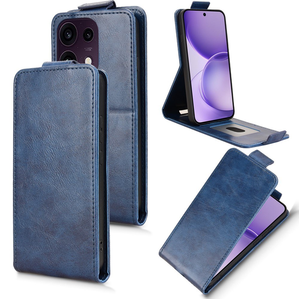 Калъф за Oppo Reno16 FS 5G / Reno16 F 5G Тефтер с Вертикално Отваряне, Магнитно Затваряне, Стойка, Слот за Карта и Скрийн Протектор – 4 цвята