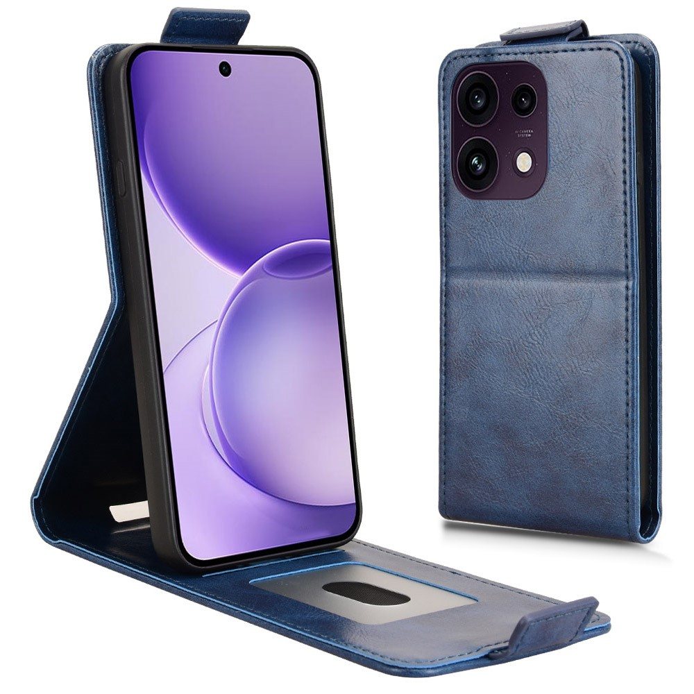 Калъф за Oppo Reno16 FS 5G / Reno16 F 5G Тефтер с Вертикално Отваряне, Магнитно Затваряне, Стойка, Слот за Карта и Скрийн Протектор – 4 цвята
