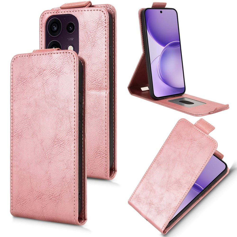 Калъф за Oppo Reno16 FS 5G / Reno16 F 5G Тефтер с Вертикално Отваряне, Магнитно Затваряне, Стойка, Слот за Карта и Скрийн Протектор – 4 цвята