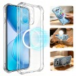 Калъф за Oppo Reno16 FS 5G / Reno16 F 5G IMAK Магнитен Удароустойчив TPU Прозрачен със Скрийн Протектор