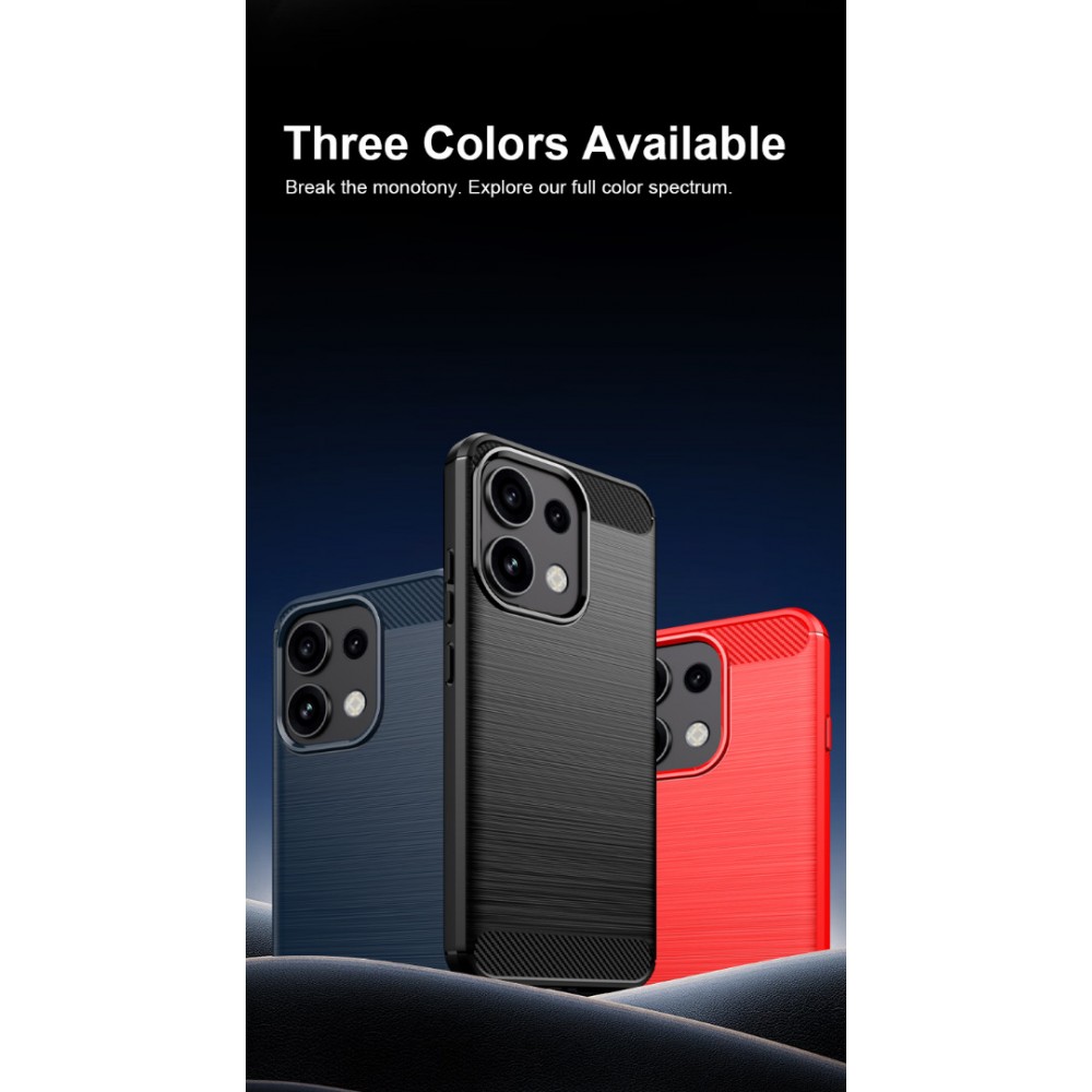 Калъф за Oppo Reno16 FS 5G / Reno16 F 5G TPU с Карбонова Текстура и Скрийн Протектор – 3 цвята
