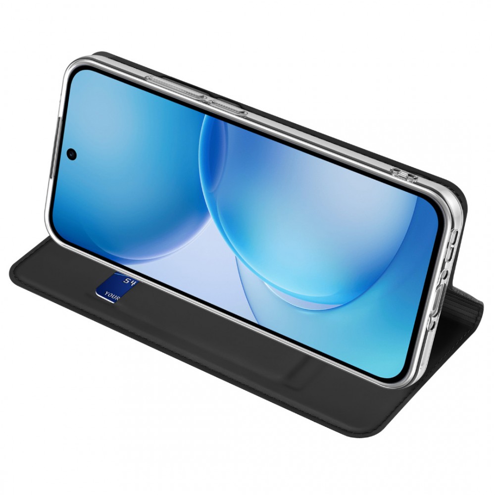 Калъф за Oppo Reno16 FS 5G / Reno16 F 5G DUX DUCIS Skin Pro Серия от Кожа + TPU с Поставка, Слот за Карта и Скрийн Протектор – 2 цвята