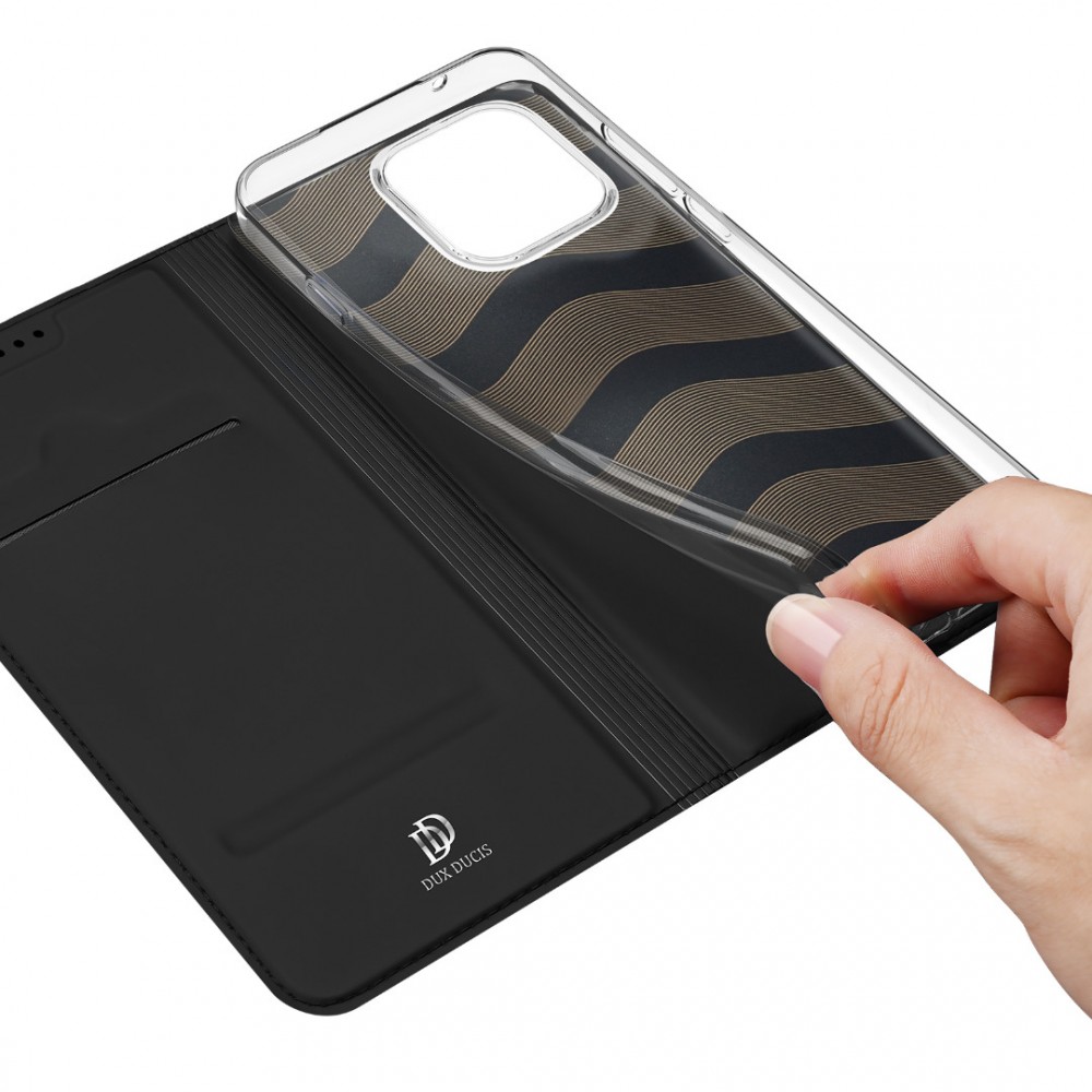 Калъф за Oppo Reno16 FS 5G / Reno16 F 5G DUX DUCIS Skin Pro Серия от Кожа + TPU с Поставка, Слот за Карта и Скрийн Протектор – 2 цвята
