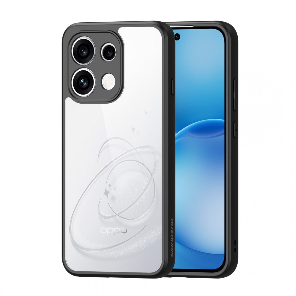 Калъф за Oppo Reno16 FS 5G / Reno16 F 5G DUX DUCIS Aimo Series PC + TPU Прозрачен със Скрийн Протектор – Черен