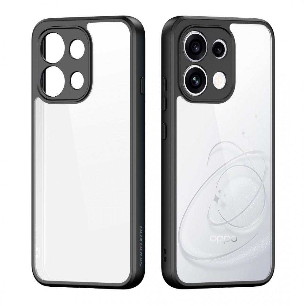 Калъф за Oppo Reno16 FS 5G / Reno16 F 5G DUX DUCIS Aimo Series PC + TPU Прозрачен със Скрийн Протектор – Черен