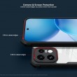 Калъф за Oppo Reno16 FS 5G / Reno16 F 5G XUNDD Удароустойчив TPU + Акрил Прозрачен със Скрийн Протектор – Черен