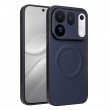 Калъф за Oppo Find X10 Pro Max 5G от PC + TPU с Карбонова Текстура, Метален Пръстен за Магнитна Стойка и Скрийн Протектор – 4 цвята