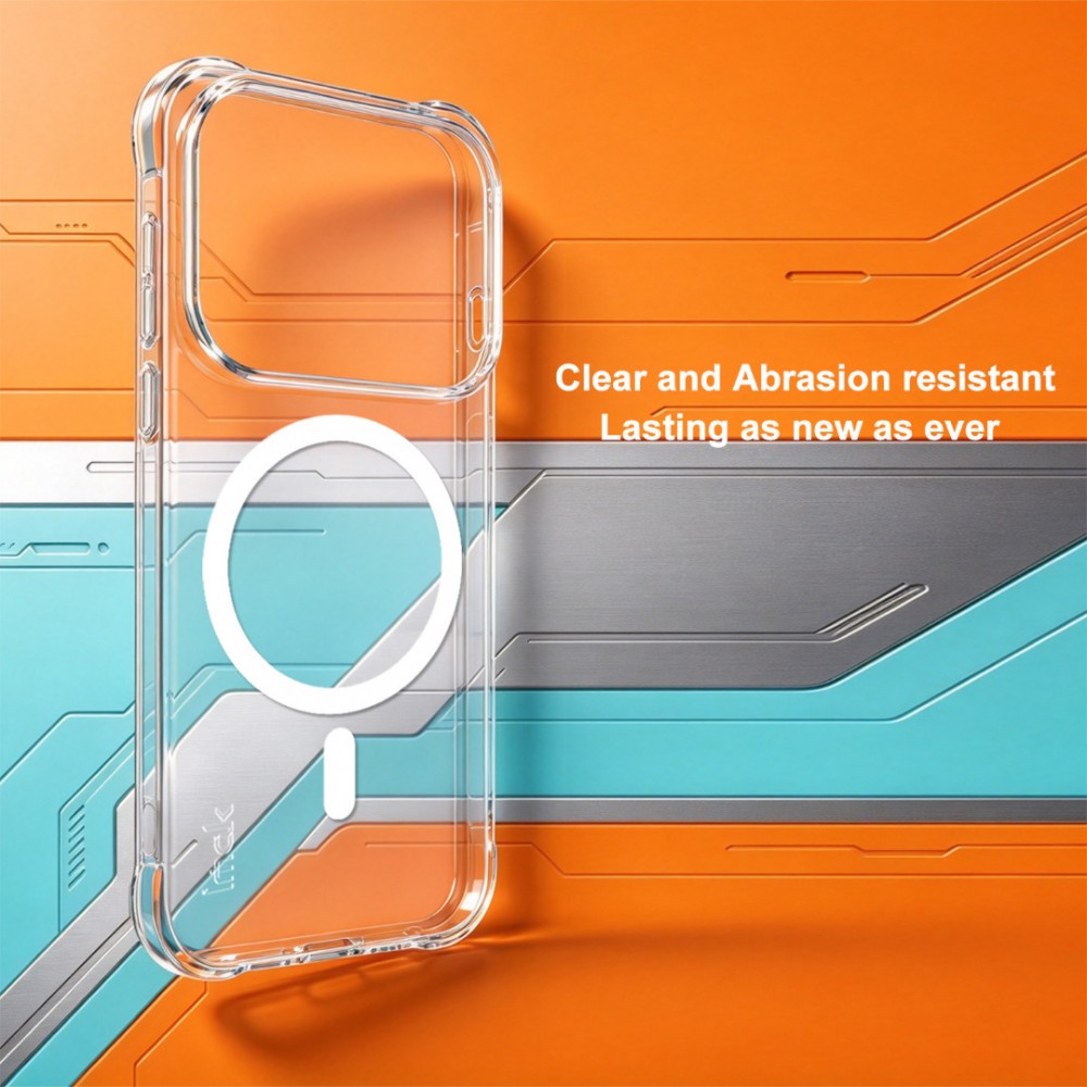 Калъф за Oppo Find X10 Pro Max 5G IMAK Магнитен с Въздушни Възглавници и Скрийн Протектор – Прозрачен