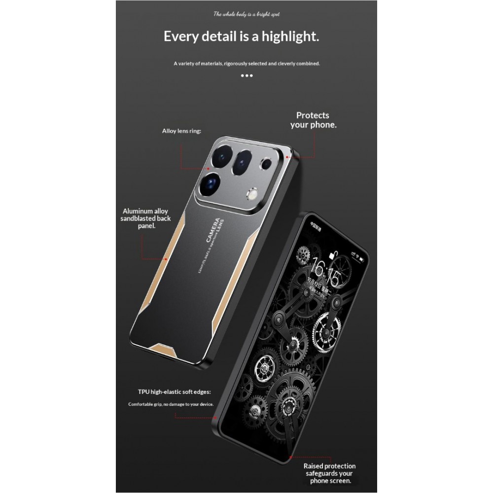 Калъф за Oppo Find X10 Pro Max 5G от Алуминиева Сплав, TPU и PC със Скрийн Протектор – 4 цвята